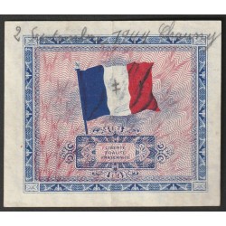 FRANCE - PICK 115 - 5 FRANCS DRAPEAU - JUIN 1944