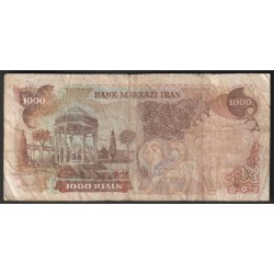 IRAN - PICK 150 b - 1000 RIALS - NON DATE (1974-79) - SIGN 16