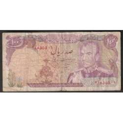 IRAN - PICK 102 a - 100 RIALS - NON DATE (1974-79) - SIGN 15