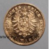 ALLEMAGNE - BAVIERE - KM 910 - 10 MARK 1888 D - OR