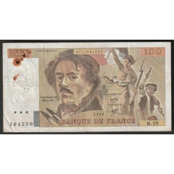 FAY 69/04 a - 100 FRANCS DELACROIX - 1980 - M.29 - PICK 154