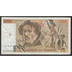 FAY 69/04 a - 100 FRANCS DELACROIX - 1980 - E.32 - PICK 154