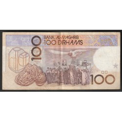 MAROC - PICK 65 a - 100 DIRHAMS - AH1407/1987 - SIGN 10