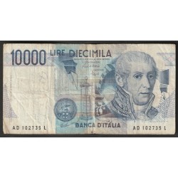 ITALIE - PICK 112 b - 10.000 LIRE - 03/09/1984