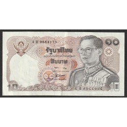 THAILAND - PICK 87 - 10 BAHT - 1980 - SIGN 56