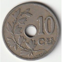 BELGIEN - KM 52 - 10 CENTIMES 1904 - LEOPOLD II - Französische Legende