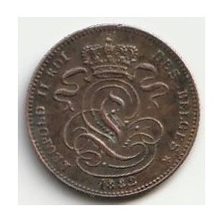 BELGIUM - KM 33 - 1 CENTIME 1882