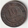 BELGIEN - KM 22 - 10 CENTIMES 1862