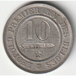 BELGIEN - KM 22 - 10 CENTIMES 1861