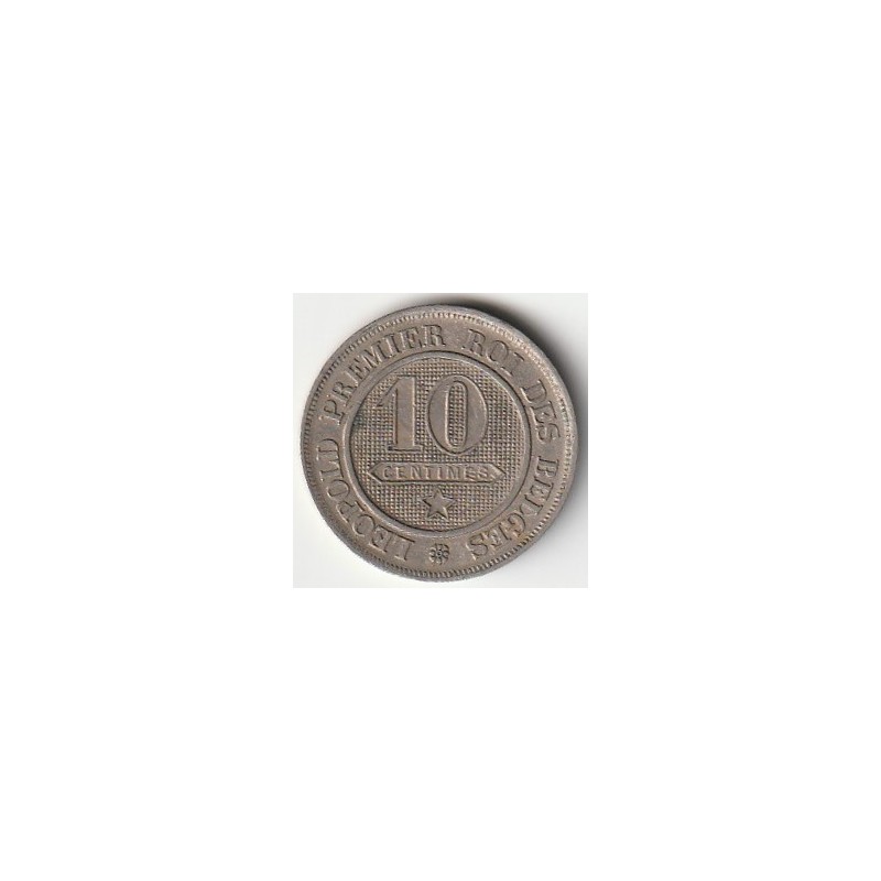 BELGIQUE - KM 22 - 10 CENTIMES 1864  - LEOPOLD 1