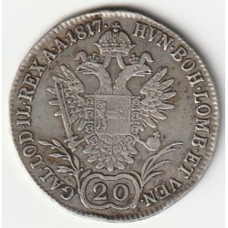 ÖSTERREICH - KM 2143 - 20 KREUZER 1817 - FRANCOIS I