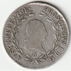 AUSTRIA - KM 2143 - 20 KREUZER 1817 - FRANCOIS I