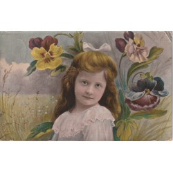 CARTE POSTALE VINTAGE - ENFANT - POSTÉE EN 1910