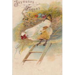 VINTAGE POSTCARD - FROHE...