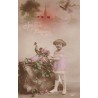 CARTE POSTALE VINTAGE - JOYEUSES PAQUES