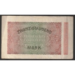 GERMANY - PICK 85 b - 20 000 MARK - 20/02/1923