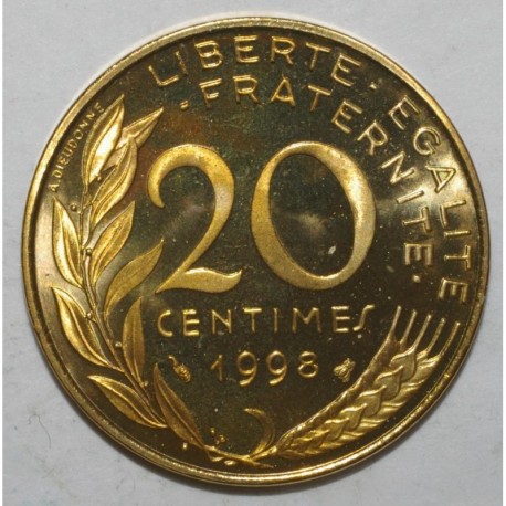 GADOURY 332a - 20 CENTIMES 1998 TYPE MARIANNE - BE - KM 930