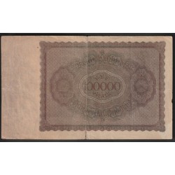 GERMANY - PICK 83 a - 100 000 MARK - 01/02/1923