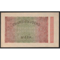 GERMANY - PICK 85 b - 20 000 MARK - 20/02/1923