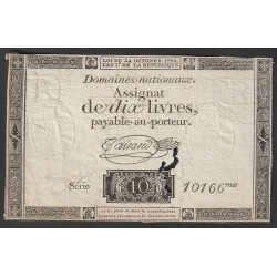 ASSIGNAT OF 10 LIVRES -...