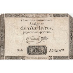 ASSIGNAT OF 10 LIVRES -...