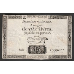 ASSIGNAT OF 10 LIVRES -...