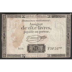 ASSIGNAT OF 10 LIVRES -...