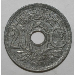 GADOURY 324 - 20 CENTIMES 1946 - TYPE LINDAUER - KM 907