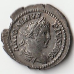 196 - 217 - CARACALLA - DENIER - R/ PONTIF TRP VIII COS II