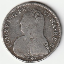 Gad 313 a - LOUIS XV - 1/2 ECU DU BEARN AUX RAMEAUX D'OLIVIER - 1732 - PAU