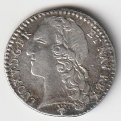 FRANCE - KM 564 - LOUIS XV - 1/10 ÉCU AUX BANDEAUX - 1757 S - REIMS