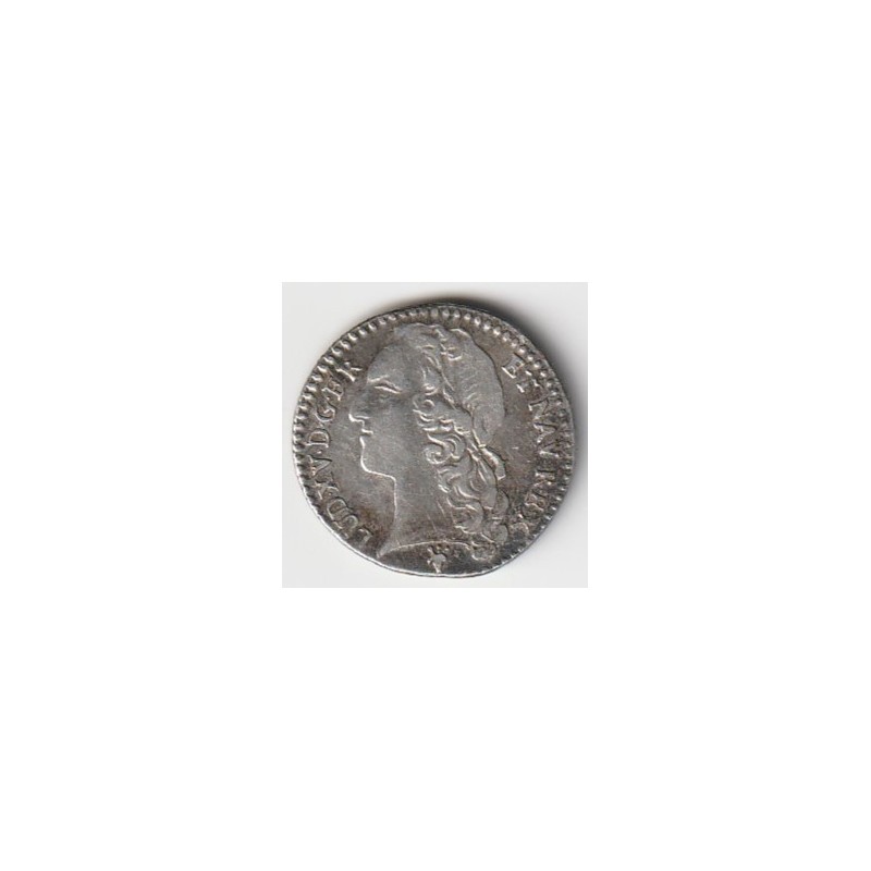 FRANCE - KM 564 - LOUIS XV - 1/10 ÉCU AUX BANDEAUX - 1757 S - REIMS