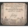 ASSIGNAT DE 50 SOLS - 23/05/1793 - DOMAINES NATIONAUX - SERIE 1368