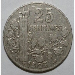 GADOURY 364 - 25 CENTIMES 1905 - TYPE PATEY FAISCEAU - KM 856