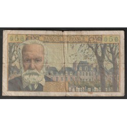 FRANKREICH - 5 NOUVEAUX FRANCS VICTOR HUGO - 01/03/1962 - P.83