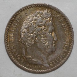 25 CENTIMES 1845 B - LOUIS PHILIPPE 1er - SUPERBE à FLEUR DE COIN