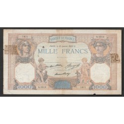 FRANCE - PICK 79 - 1000 FRANCS CERES ET MERCURE - 27/04/1933 - Q.2312