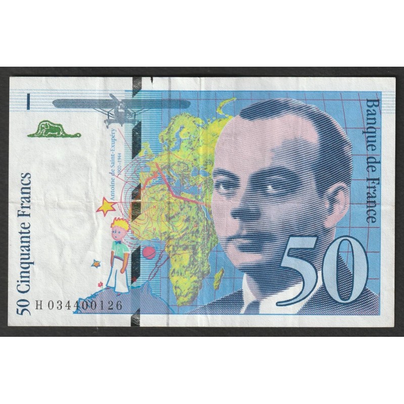 FAY 73/04 H - 50 FRANCS SAINT EXUPERY - 1997 - PICK 157