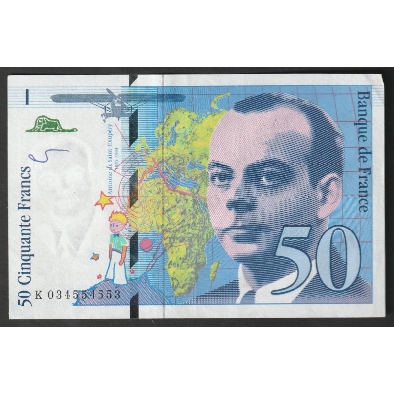 FAY 73/04 K - 50 FRANCS SAINT EXUPERY - 1997 - PICK 157