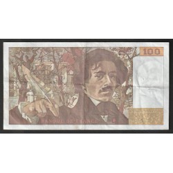 FRANCE - PICK 154 - 100 FRANCS DELACROIX 1979 - B.19