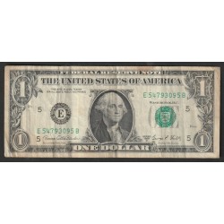 UNITED STATES OF AMERICA - PICK 449 e - 1 DOLLAR 1969 D - SERIE E