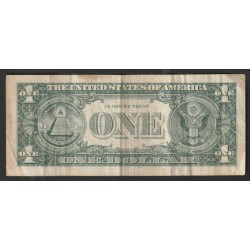 ETATS-UNIS - PICK 449 e - 1 DOLLAR 1969 D - SERIE E