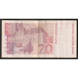 CROATIA - PICK 39 a - 20 KUNA - 07/03/2001