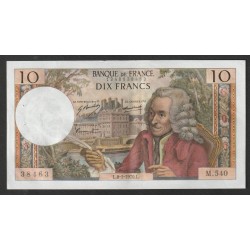 FAY 62/41 - 10 FRANCS VOLTAIRE - 08/01/1970 - M.540 - PICK 147