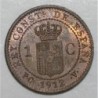 SPANIEN - KM 731 - 1 CENTIMO 1912 - Alphonse XIII