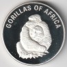 UGANDA - KM 104 - 1.000 SCHILLING 2003 – GORILLA – VERSILBERT