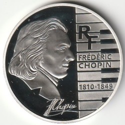 FRANCE - PARIS COIN - 1.5 EURO 2005 - FRÉDériC CHOPIN