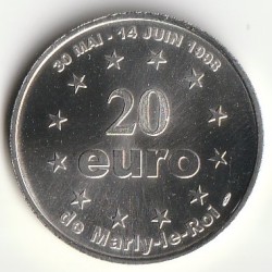 FRANKREICH - 78160 – MARLY-LE-ROI – EUROS VON CITIES – 20 EURO 1998 – 30. MAI BIS 14. JUNI