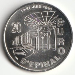 88000 - EPINAL - EUROS DES VILLES - 20 EURO 1998 - 13 AU 27 JUIN - IMAGERIE