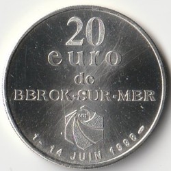 62600 - BERCK-SUR-MER - EUROS DES VILLES - 20 EURO 1998 - 1 AU 14 JUIN